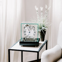 Load image into Gallery viewer, HERMLE CHIGWELL - MID-CENTURY MODERN EXECUTIVE MANTEL CLOCK
